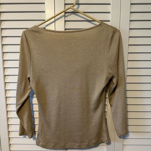 Metallic gold top from INC, X-large - Picture 2 of 6